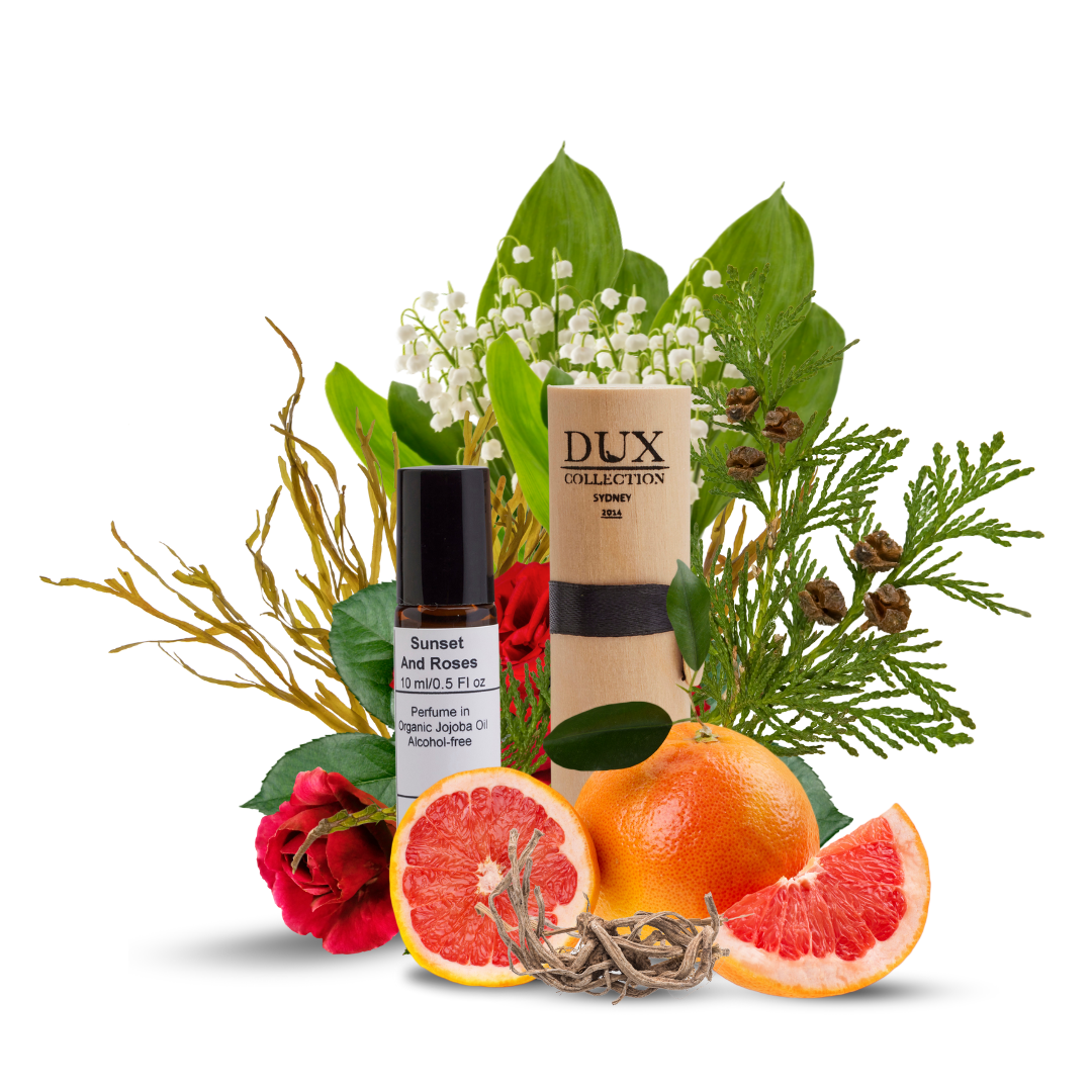 Sunset and Roses - Grapefruit and Roses